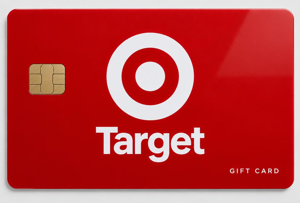 Target Gift Card — illustrative card design